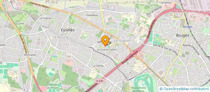 localisation de l'entreprise MADAME DJAZANTI AHAMADI  EYSINES