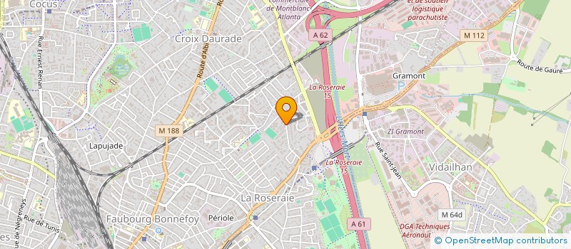 localisation de l'entreprise MADAME DJAZIA BENZIANE  TOULOUSE