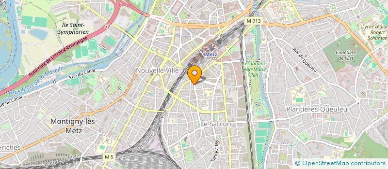 localisation de l'entreprise MADAME DJAZIA DIF  METZ