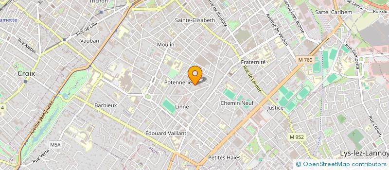 localisation de l'entreprise MADAME DJAZIA KHOUIDMI  ROUBAIX