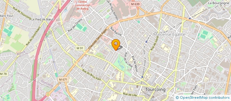 localisation de l'entreprise MADAME DJAZIA RACHEM  TOURCOING