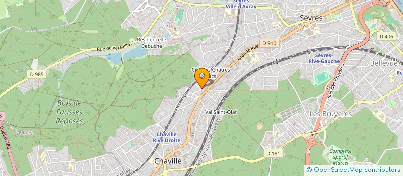 localisation de l'entreprise MADAME DJEDJIGA AIT-ABDELAZIZ à CHAVILLE