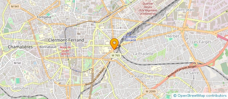 localisation de l'entreprise MADAME DJEDJIGA FERHAT  CLERMONT-FERRAND