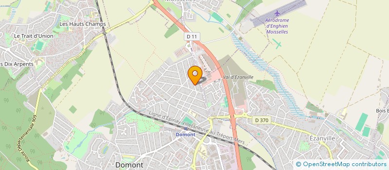 localisation de l'entreprise MADAME DJEDJIGA LARDJANE  DOMONT