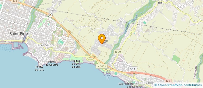 localisation de l'entreprise MADAME DJEEVANA-LAKSHMY DAMOUR  SAINT-PIERRE