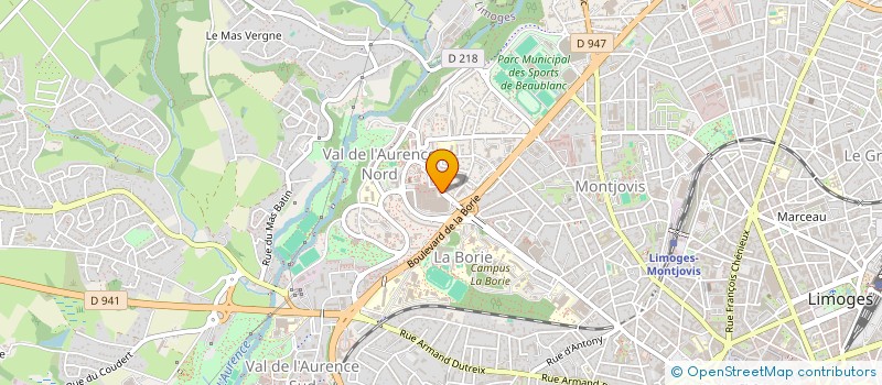 localisation de l'entreprise MADAME DJEILANE BISLIM à LIMOGES