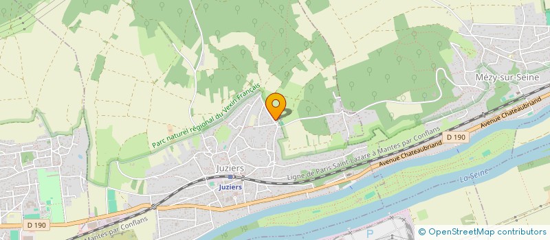 localisation de l'entreprise MADAME DJELIKA BAMBA  JUZIERS