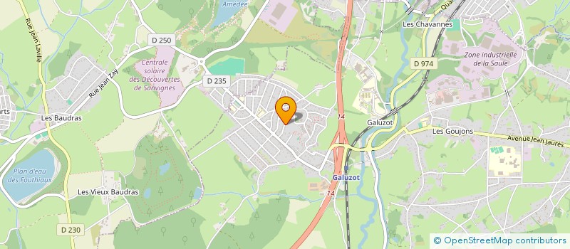 localisation de l'entreprise MADAME DJELJAN DAUT  SAINT-VALLIER