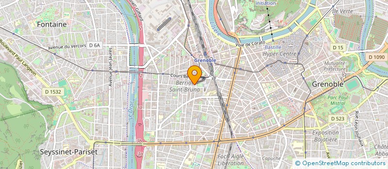 localisation de l'entreprise MADAME DJELLOUL MAACHOU à GRENOBLE