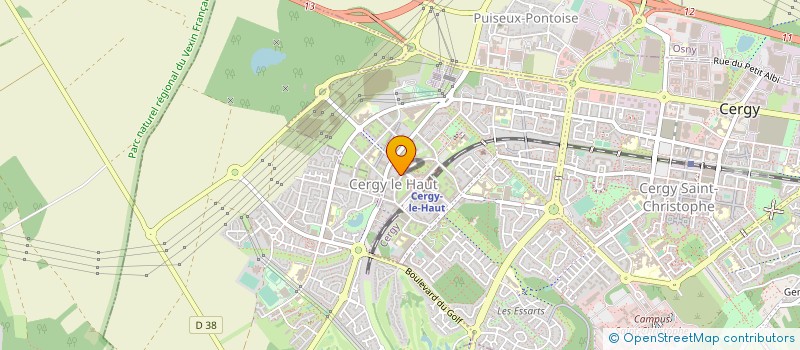 localisation de l'entreprise MADAME DJEMA BA  CERGY