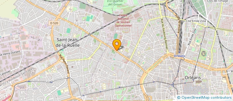 localisation de l'entreprise MADAME DJEMA GHERASIMCIUC  ORLEANS