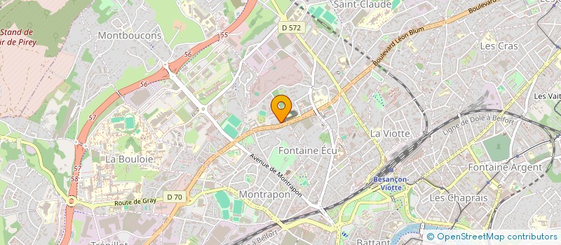 localisation de l'entreprise MADAME DJEMAA SEKKAOUI à BESANCON