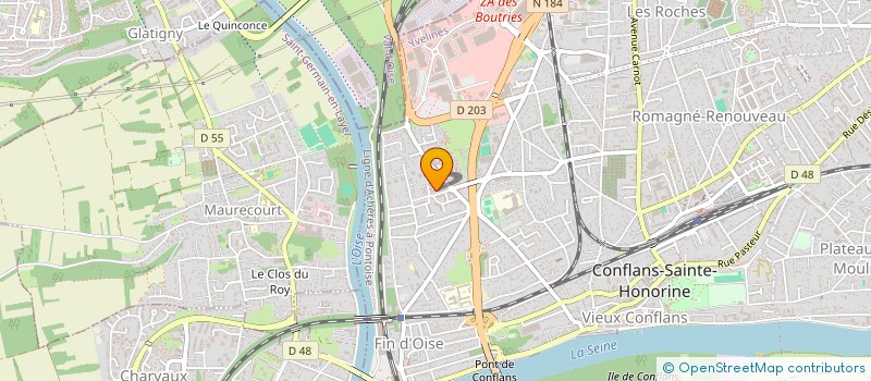 localisation de l'entreprise MADAME DJEMENE DEMBELE  CONFLANS-SAINTE-HONORINE