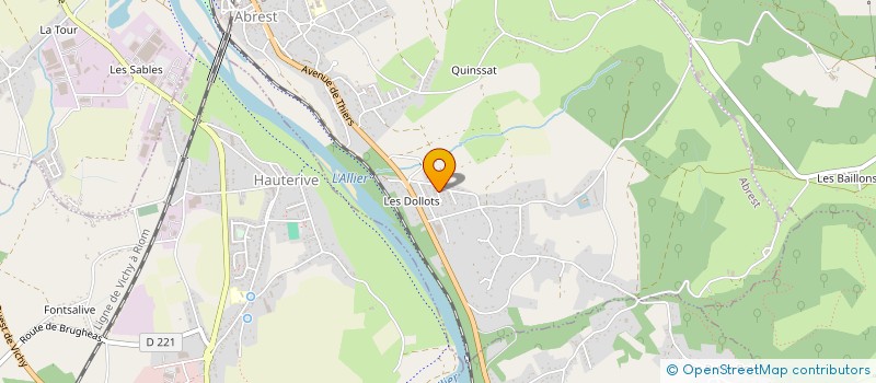 localisation de l'entreprise MADAME DJEMILA CHALABI  SAINT-YORRE