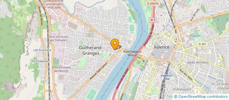 localisation de l'entreprise MADAME DJEMILA MAZOUNI  GUILHERAND-GRANGES