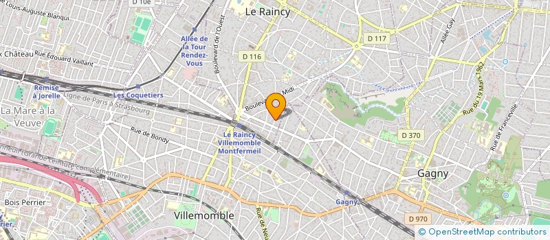 localisation de l'entreprise MADAME DJEMILA PANO  LE RAINCY