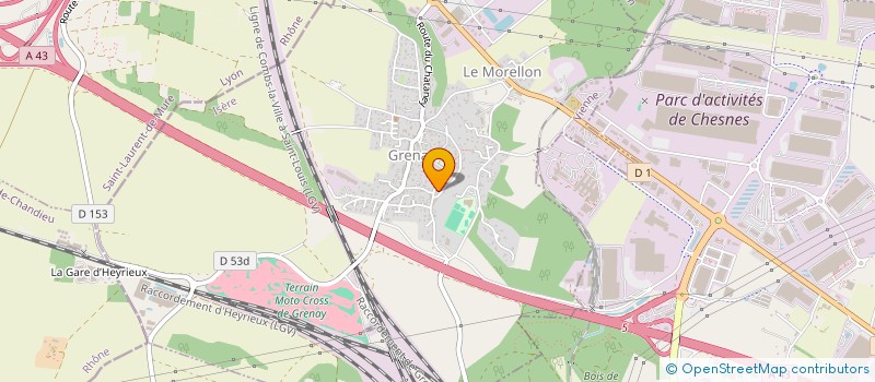 localisation de l'entreprise MADAME DJENA KIROUANI  GRENAY