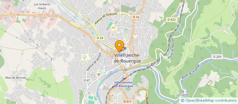 localisation de l'entreprise MADAME DJENA PICHOT à VILLEFRANCHE-DE-ROUERGUE