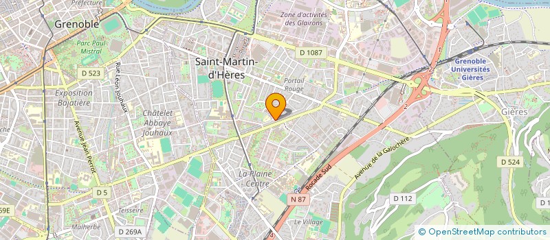 localisation de l'entreprise MADAME DJENAB SOUARE  SAINT-MARTIN-D'HERES