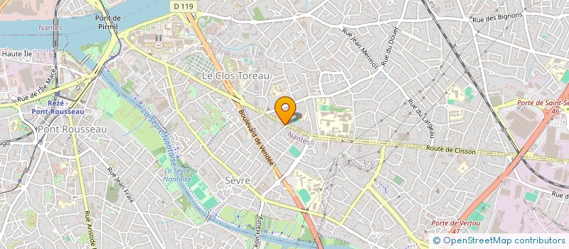 localisation de l'entreprise MADAME DJENABA DRAME à NANTES