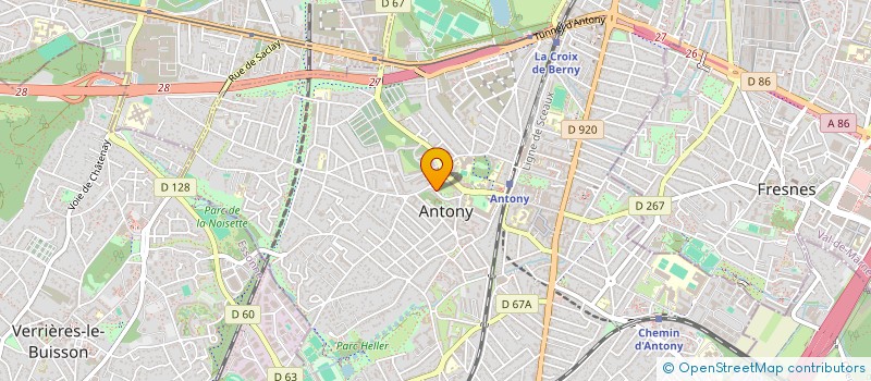 localisation de l'entreprise MADAME DJENABA FANE à ANTONY