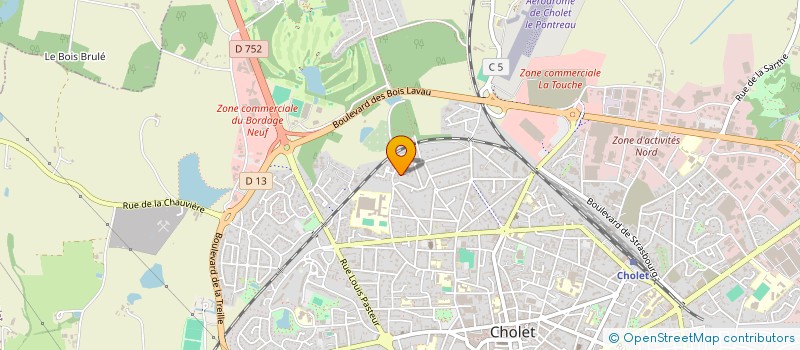 localisation de l'entreprise MADAME DJENABOU BARRY à CHOLET