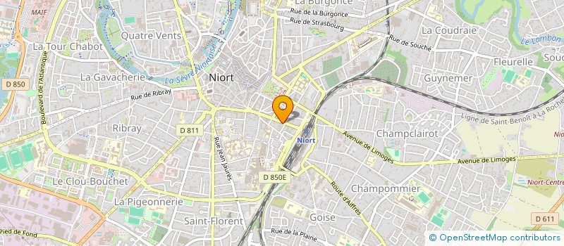 localisation de l'entreprise MADAME DJENABOU DIALLO à NIORT