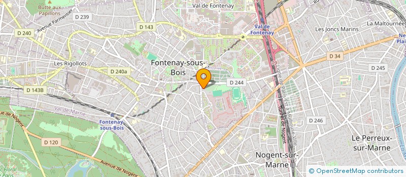localisation de l'entreprise MADAME DJENABU SANHA à FONTENAY-SOUS-BOIS