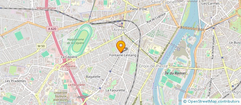 localisation de l'entreprise MADAME DJENAN TIE à TOULOUSE