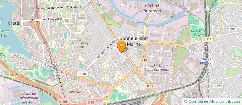 localisation de l'entreprise MADAME DJENEBA BARADJI à BONNEUIL-SUR-MARNE