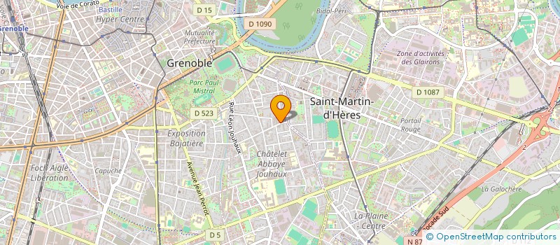 localisation de l'entreprise MADAME DJENEBA COULIBALY à GRENOBLE