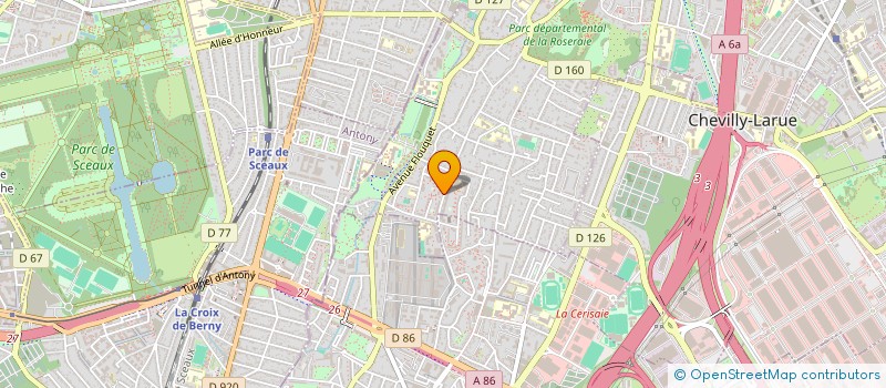 localisation de l'entreprise MADAME DJENEBA JABBIE  L'HAY-LES-ROSES