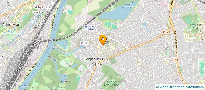 localisation de l'entreprise MADAME DJENEBA SILA  VIGNEUX-SUR-SEINE