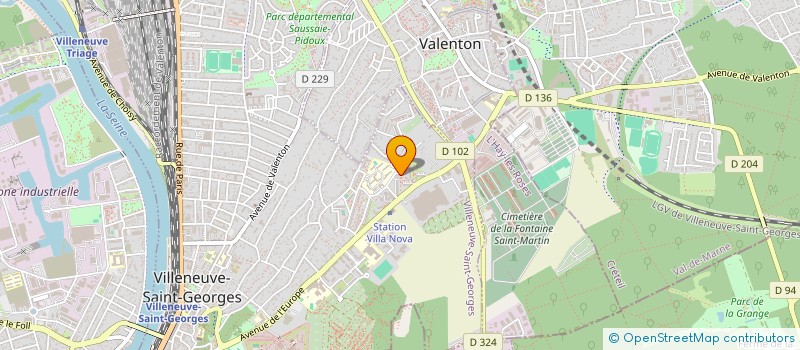 localisation de l'entreprise MADAME DJENEBA TOURE à VILLENEUVE-SAINT-GEORGES