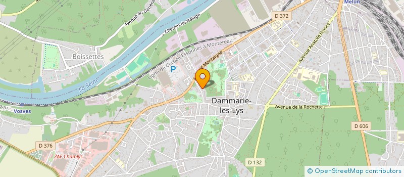 localisation de l'entreprise MADAME DJENEBA TRAORE à DAMMARIE-LES-LYS