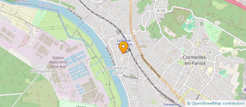 localisation de l'entreprise MADAME DJENEBOU COULIBALY  LA FRETTE-SUR-SEINE