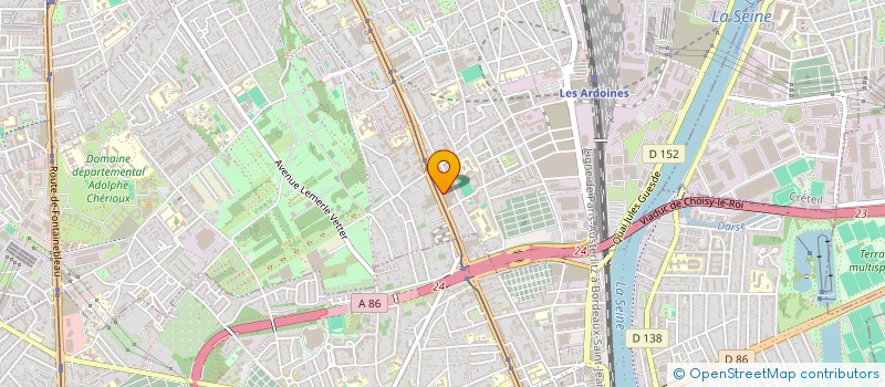 localisation de l'entreprise MADAME DJENEBOU DIALLO  VITRY-SUR-SEINE