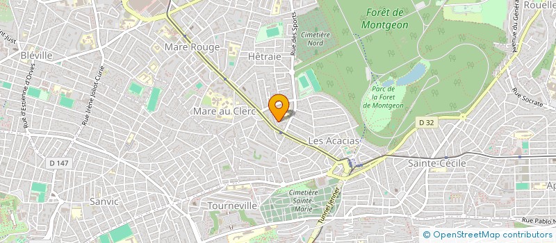 localisation de l'entreprise MADAME DJENEBOU SIDIBE  LE HAVRE