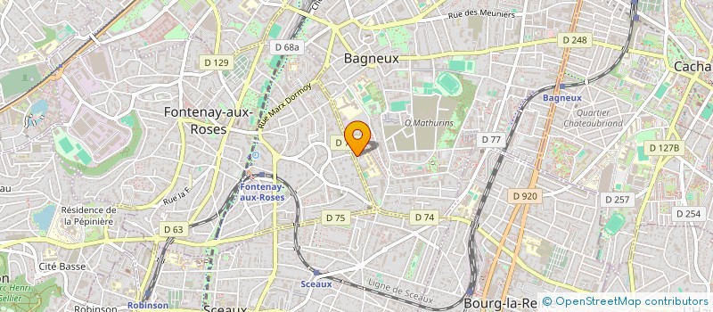 localisation de l'entreprise MADAME DJENET LANDAIS à BAGNEUX