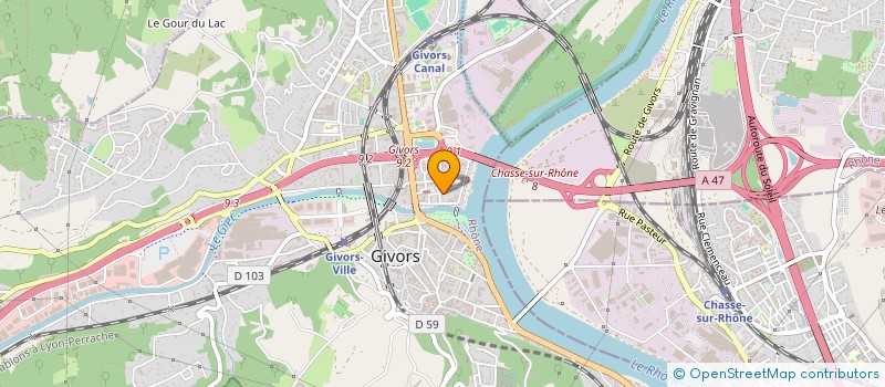 localisation de l'entreprise MADAME DJENNA DAOUDI à GIVORS