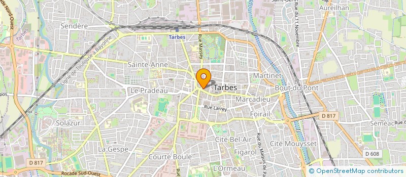 localisation de l'entreprise MADAME DJENNIE JOUVE  TARBES