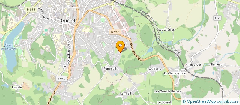 localisation de l'entreprise MADAME DJESSY FERRARI à GUERET