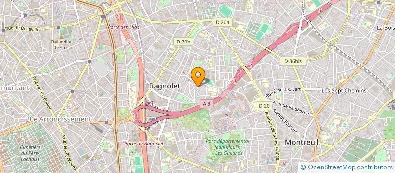 localisation de l'entreprise MADAME DJIDA CHEFAI à BAGNOLET