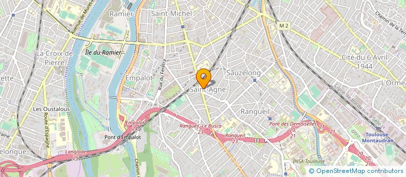 localisation de l'entreprise MADAME DJIDERE SAGNA  TOULOUSE