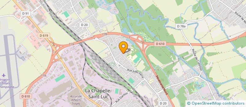 localisation de l'entreprise MADAME DJIHENE BENAIRED à LA CHAPELLE-SAINT-LUC