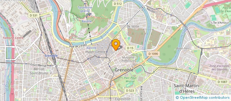 localisation de l'entreprise MADAME DJILALI BENCHOHRA  GRENOBLE