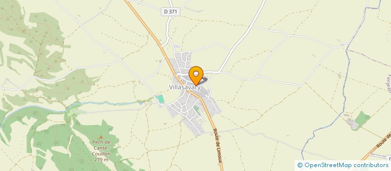 localisation de l'entreprise MADAME DJILAN PETITPAS  VILLASAVARY