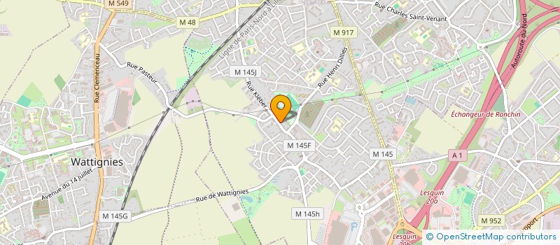 localisation de l'entreprise MADAME DJINA LEBRUN  FACHES-THUMESNIL