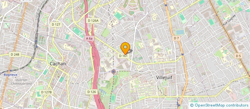 localisation de l'entreprise MADAME DJITA TRAORE  VILLEJUIF