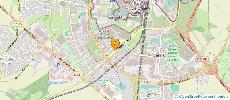 localisation de l'entreprise MADAME DJODAVI JOCELYNE ESSOU  CHESSY